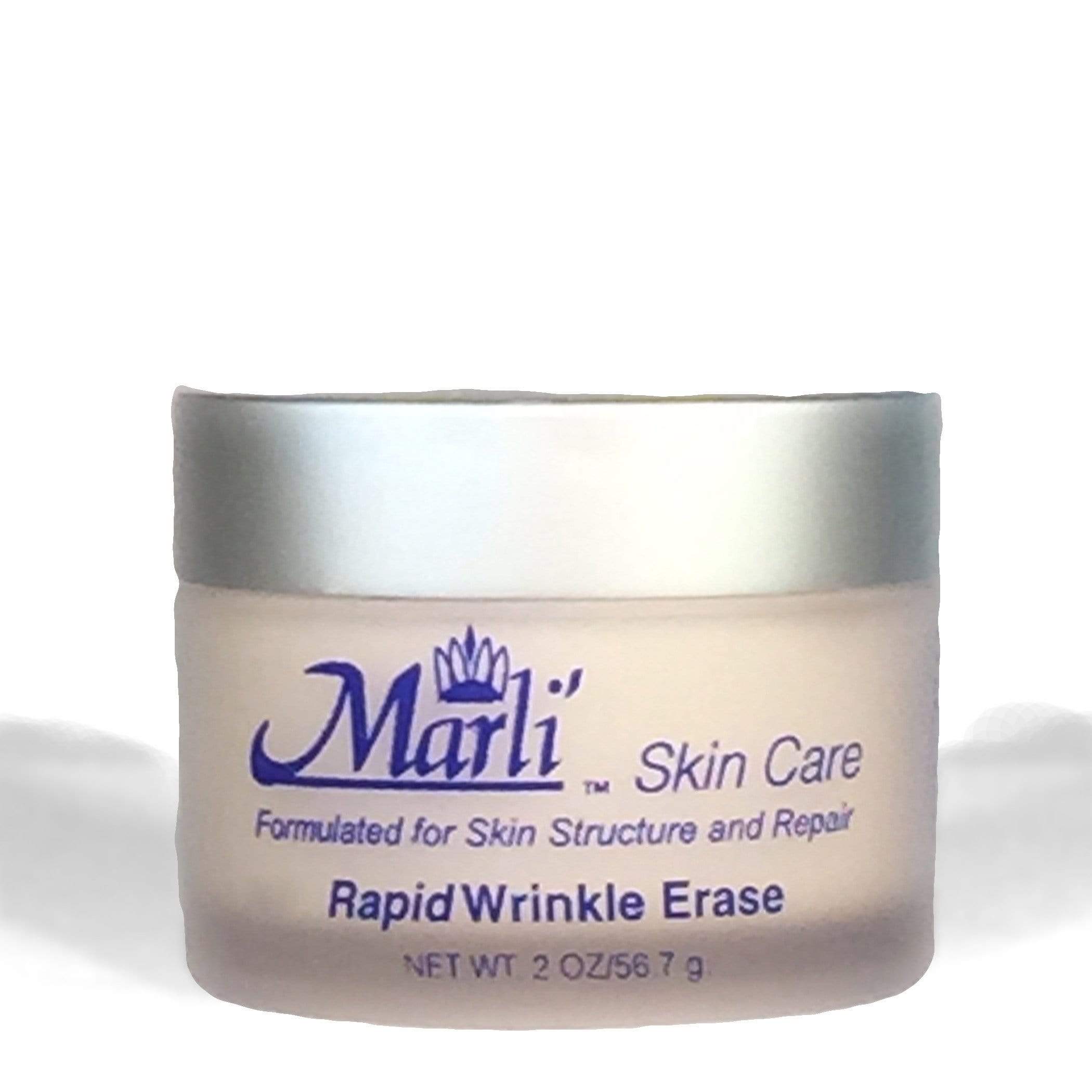 Rapid Wrinkle Erase Marli Complete Skin Care Kit (With Rapid Wrinkle Erase Cream, Collagen Facial Cleanser Gel, & pH Balancing Toner)
