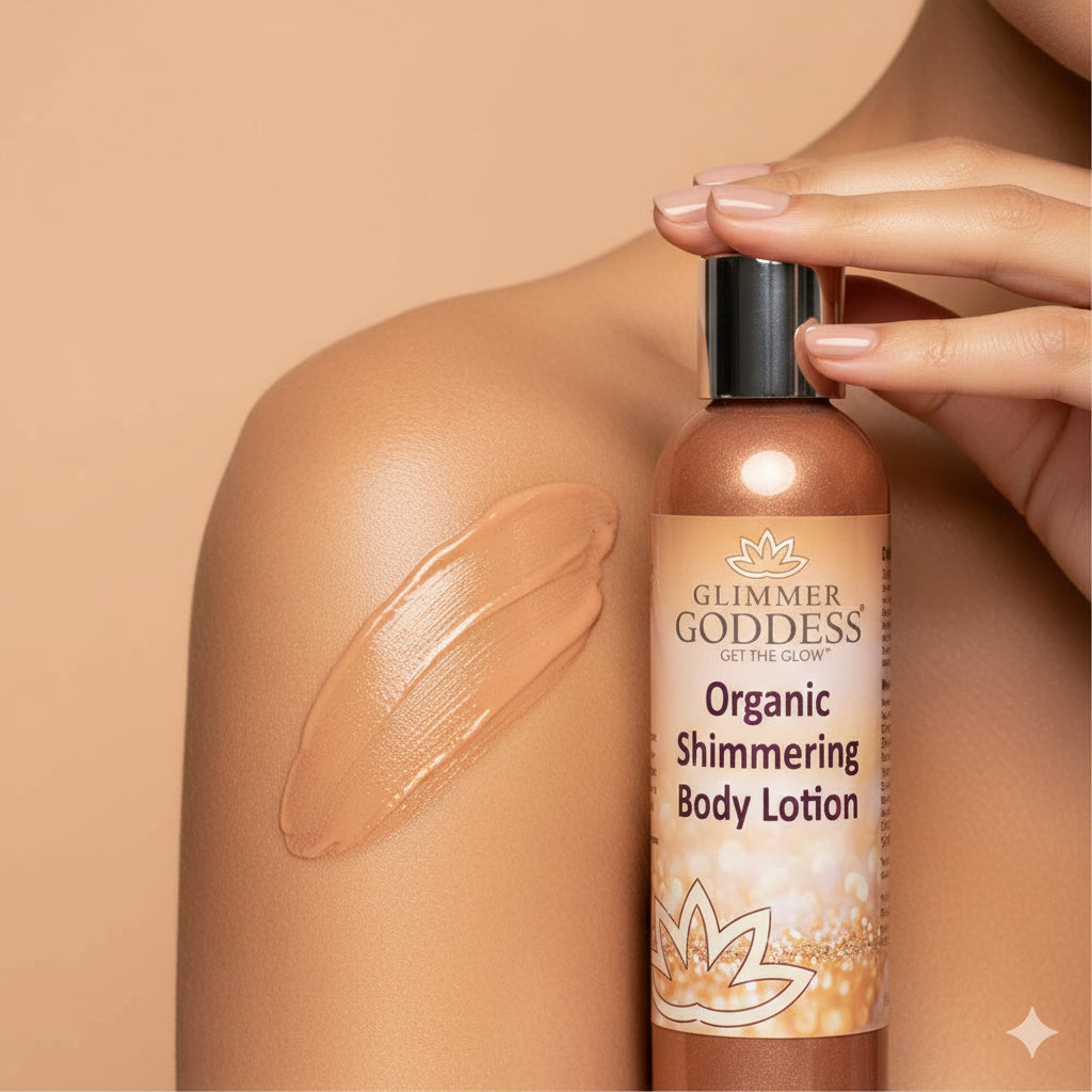 Organic Bronze Shimmer Body Lotion