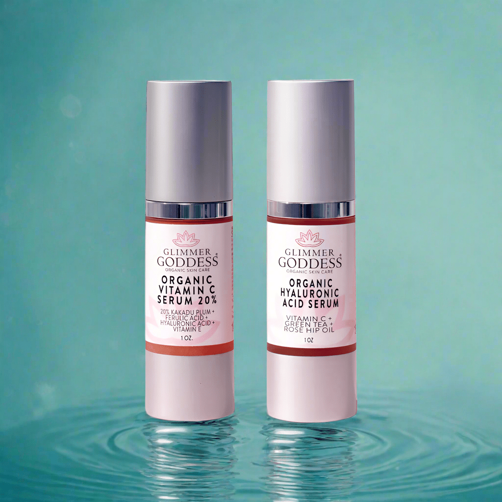Radiance + Hydration Duo: Vitamin C 20% & Hyaluronic Acid Serum Bundle