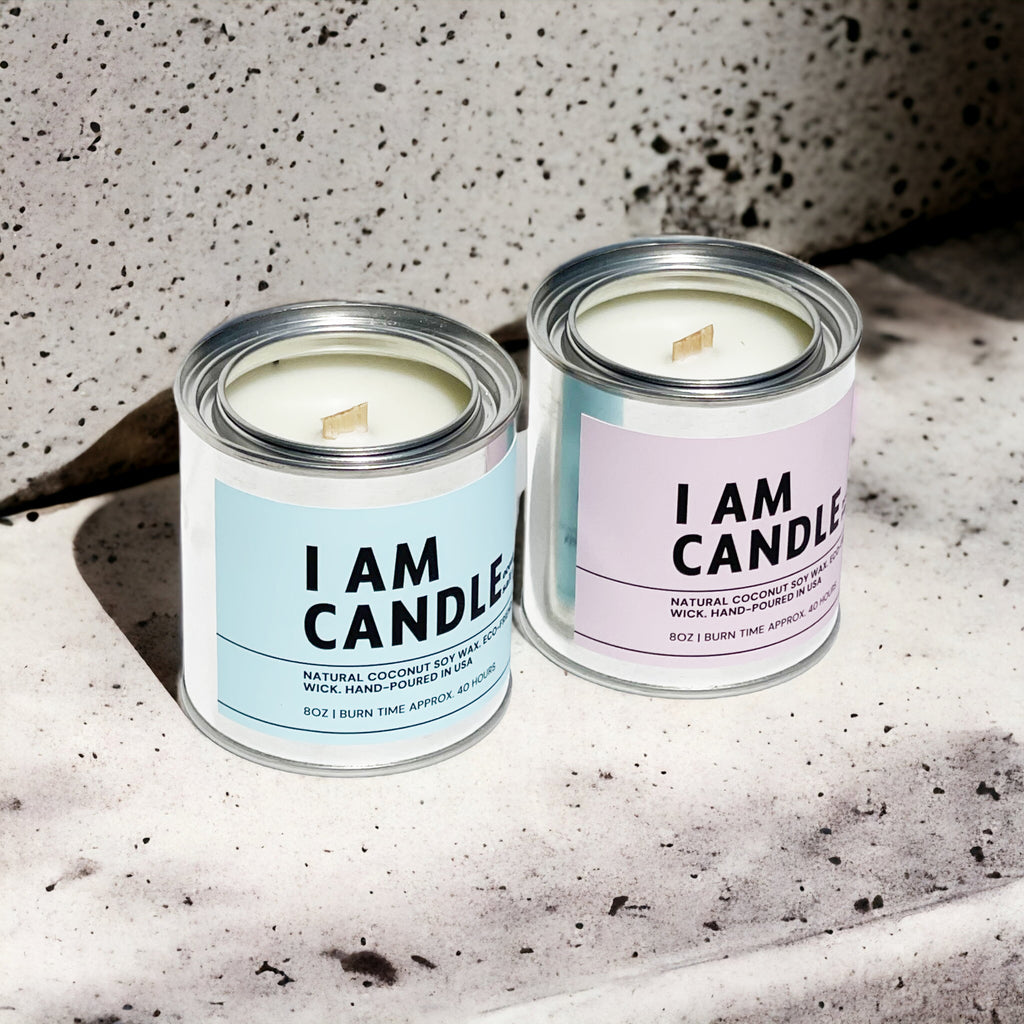 I Am Candle - Pink Raspberry