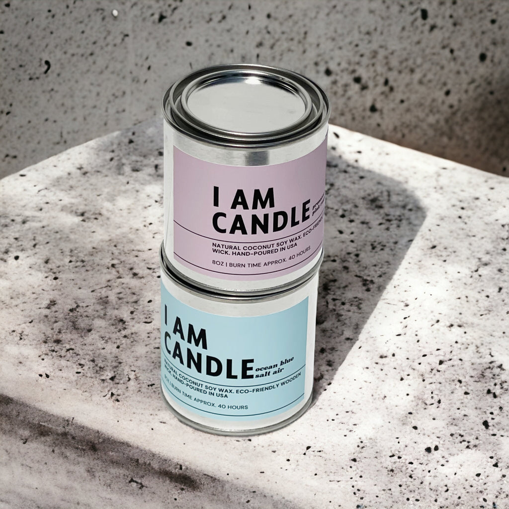 I Am Candle - Pink Raspberry