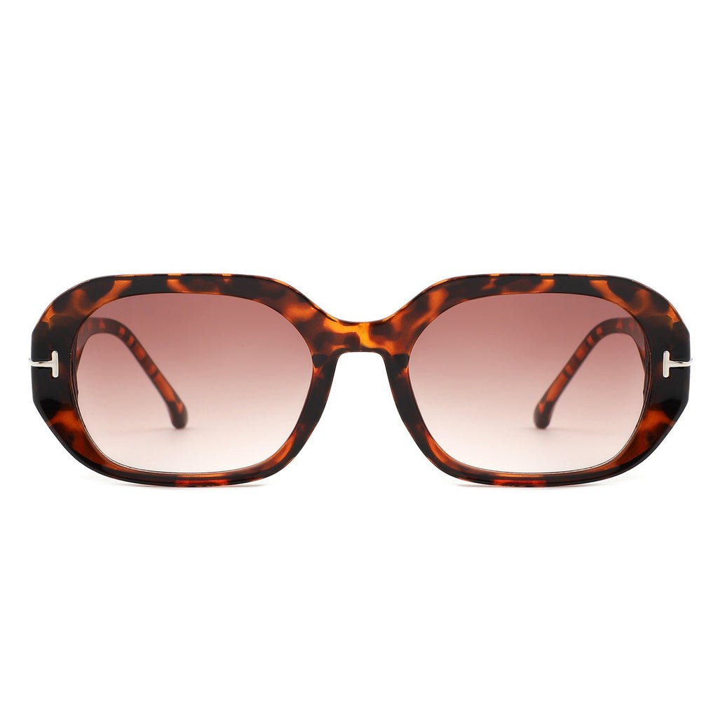 Nexis - Geometric Square Thick Frame Fashion Sunglasses