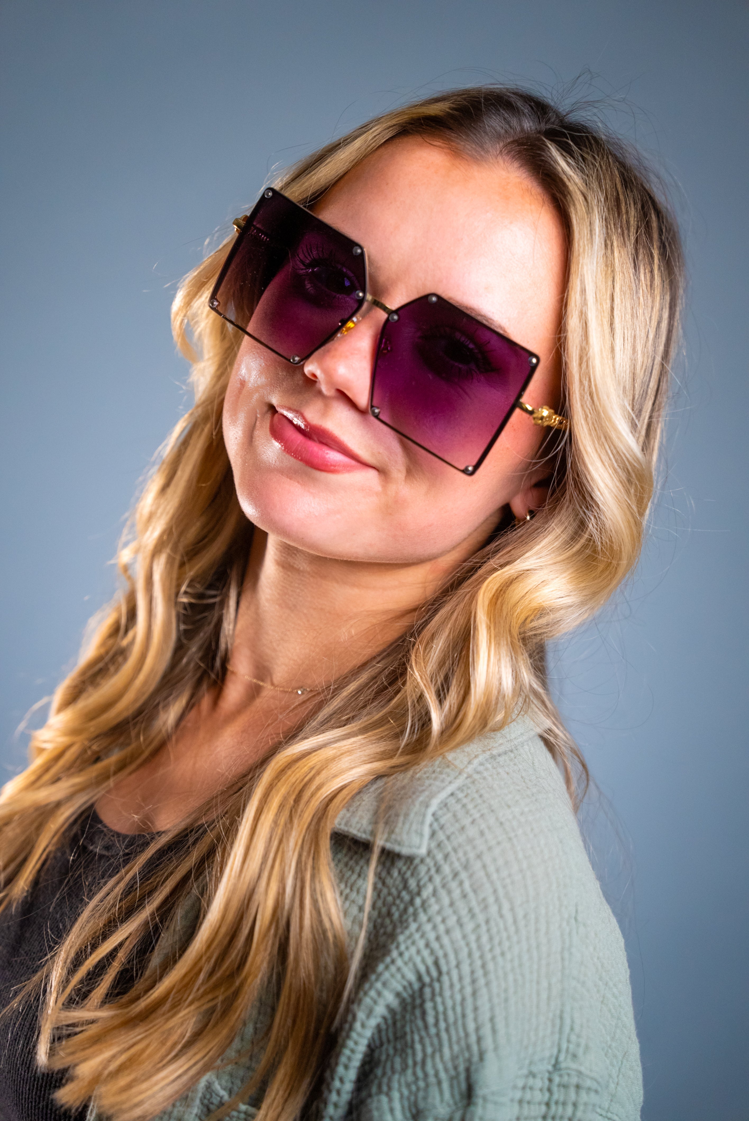 LADYBOSS SUNGLASSES - ELEVATIONS (Violet)