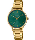 CASIO COLLECTION Mod. LADY EASY TIME - GOLD, GREEN-0