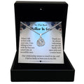 TRYNDI™ To My Best Mother in Law Love Knot Necklace With Authentic Swarovski Crystals