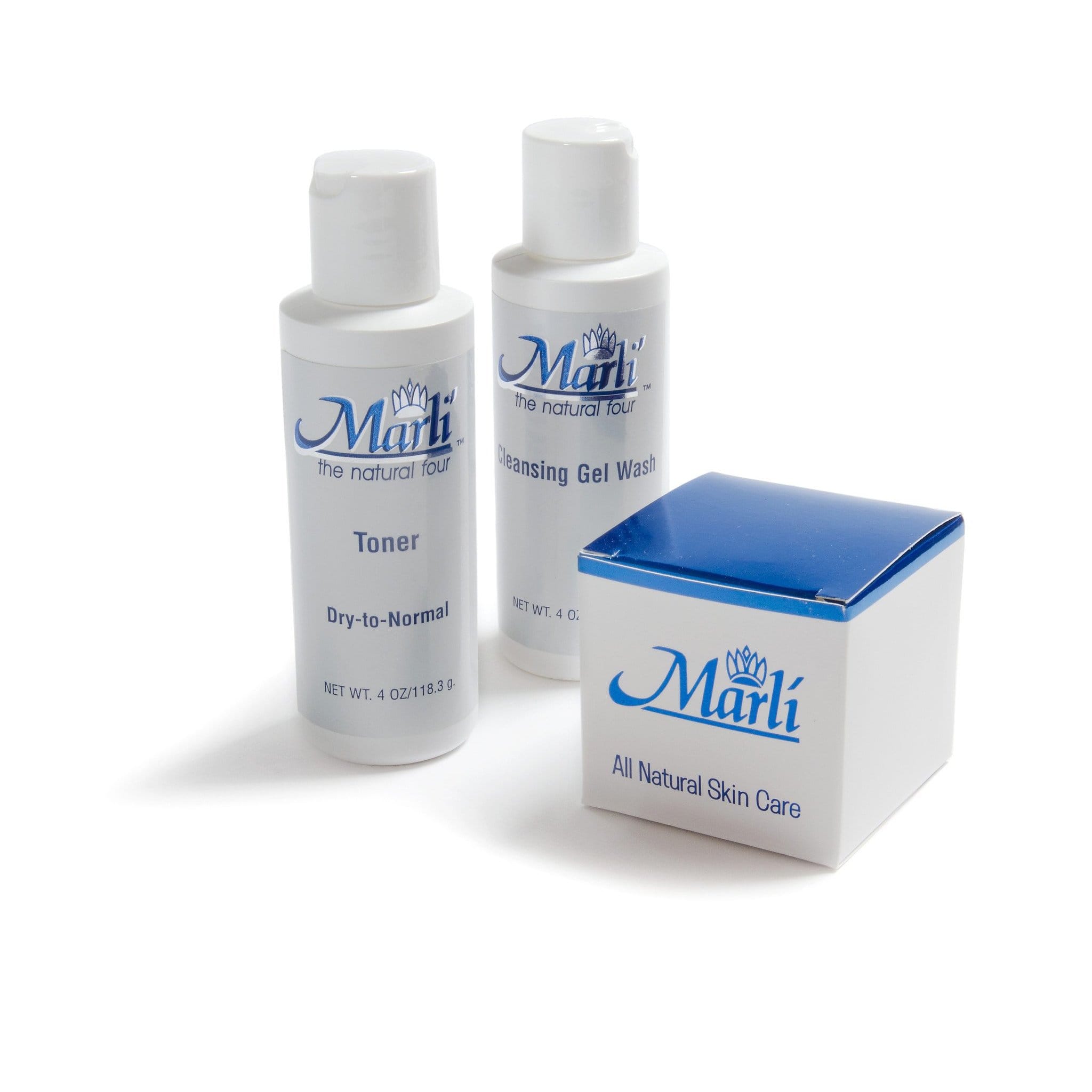 Rapid Wrinkle Erase Marli Complete Skin Care Kit (With Rapid Wrinkle Erase Cream, Collagen Facial Cleanser Gel, & pH Balancing Toner)