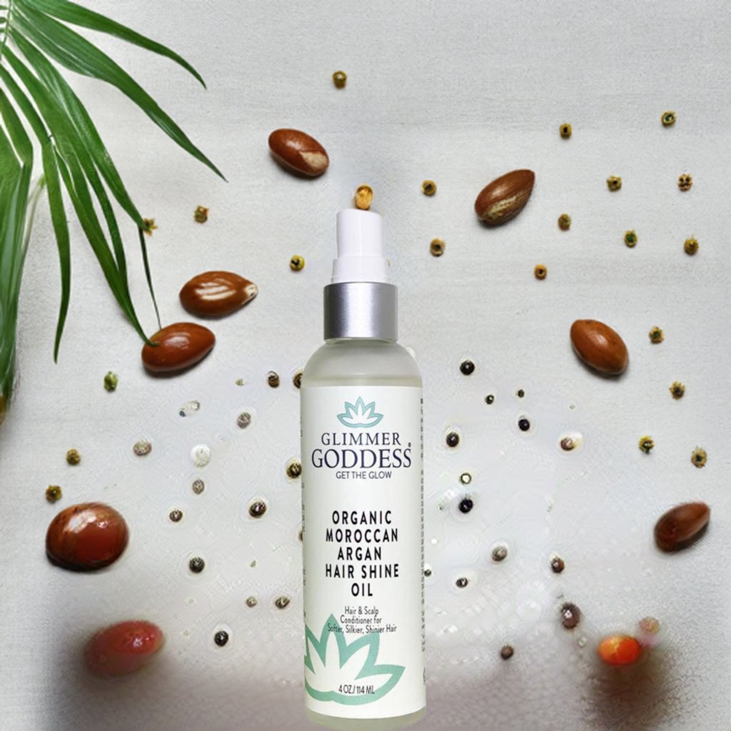Organic Hair Shine Spray | Moroccan Argan Oil